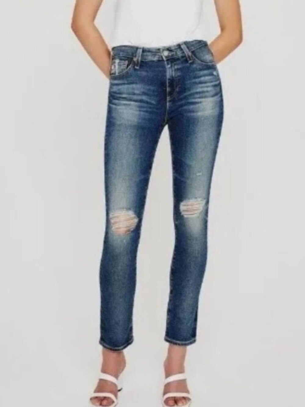 AG Adriano Goldschmied Mari Jeans - Distressed - Size 27R